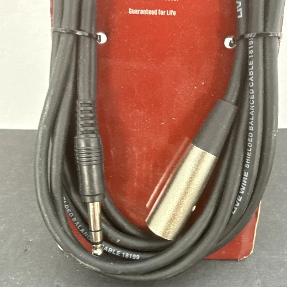 Livewire 10 ft Mic Cable 1/4